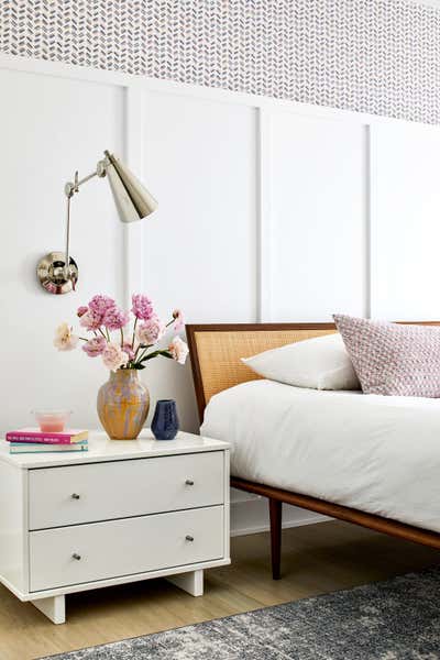 Modern Bedroom. Boardwalk by Darlene Molnar LLC.