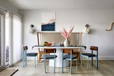  Contemporary Beach House Dining Room. Boardwalk by Darlene Molnar LLC.