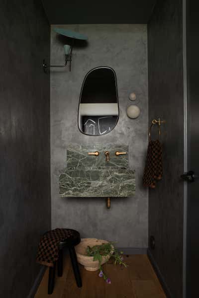  Organic Bathroom. Woodman by Aker Interiors.