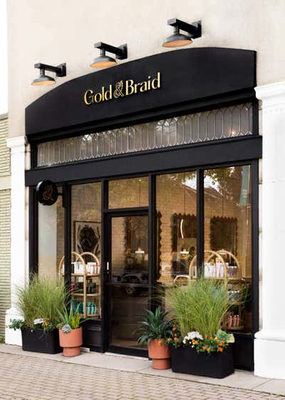  Eclectic Retail Exterior. GOLD & BRAID by Parini.