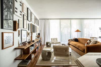  Organic Apartment Living Room. Doheny by Aker Interiors.