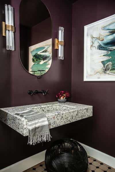  Contemporary Bachelor Pad Bathroom. Doheny by Aker Interiors.