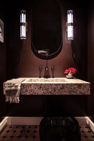  Modern Apartment Bathroom. Doheny by Aker Interiors.