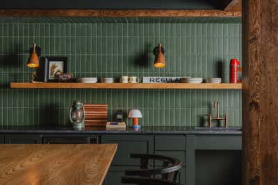  Rustic Hotel Kitchen. OZARKER LODGE by Parini Design.