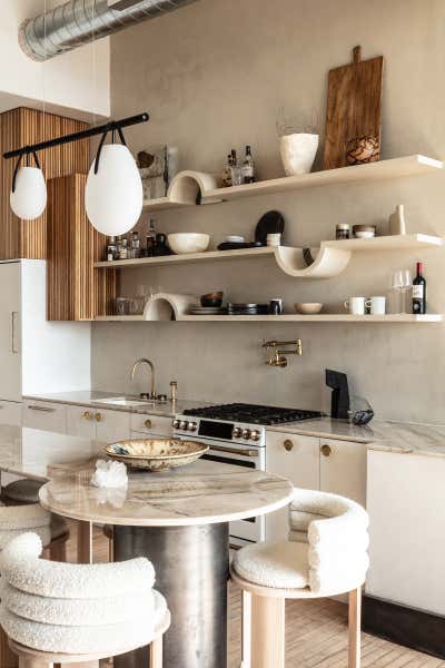  Industrial Apartment Kitchen. Showroom by Aker Interiors.