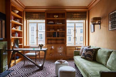 Eclectic Office and Study. E79th Residence by Area Interior Design.