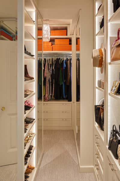 Eclectic Apartment Storage Room and Closet. Sutton Place Residence by Area Interior Design.