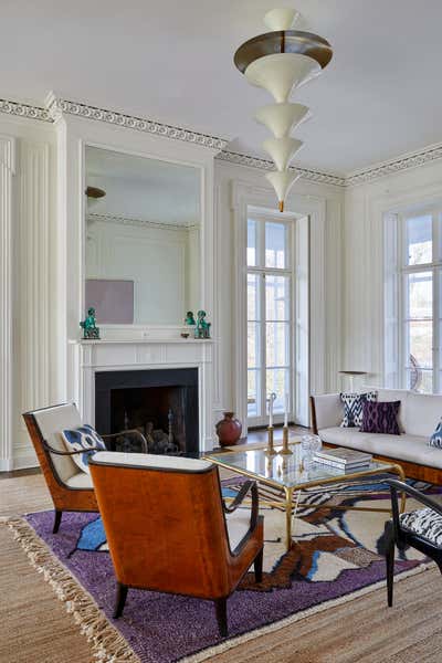  Eclectic Family Home Living Room. Locust Valley by Area Interior Design.