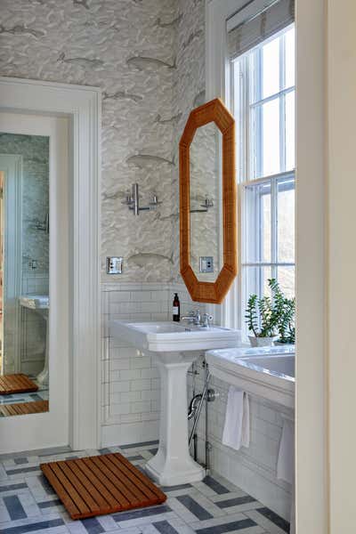  Eclectic Family Home Bathroom. Locust Valley by Area Interior Design.