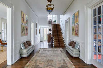  Eclectic Entry and Hall. Locust Valley by Area Interior Design.