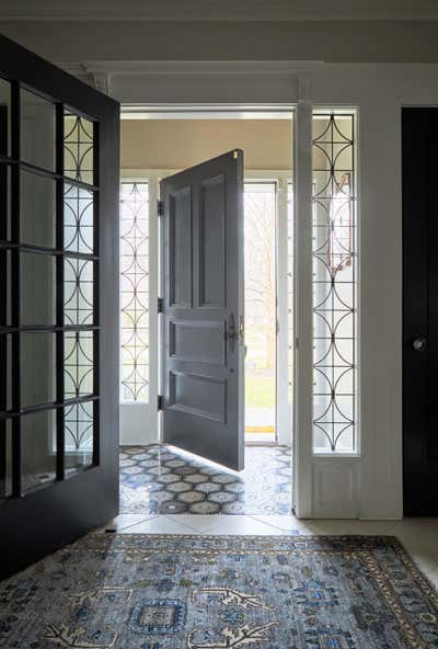  Coastal Family Home Entry and Hall. Robsart  by Imparfait Design Studio.