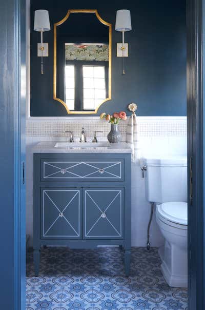  Coastal Contemporary Family Home Bathroom. Robsart  by Imparfait Design Studio.