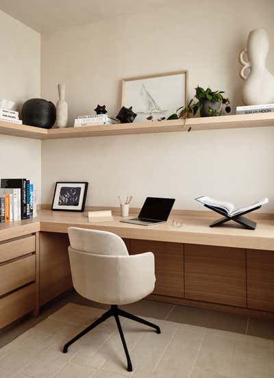  Modern Minimalist Family Home Office and Study. Long Island Seaside by Chango & Co..