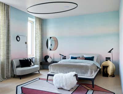  Modern Apartment Bedroom. Flowing walls by Lighthouse SRL.
