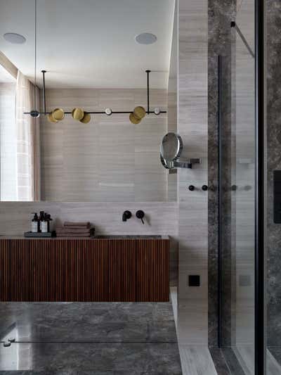  Contemporary Bathroom. Flowing walls by Lighthouse SRL.
