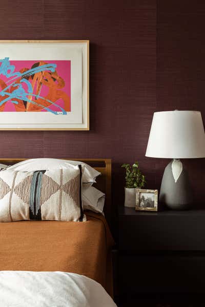  Mid-Century Modern Apartment Bedroom. Gramercy by NINA CARBONE inc.