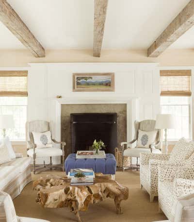  Country House Living Room. Litchfield County by NINA CARBONE inc.