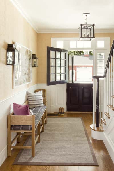  Country Farmhouse Country House Entry and Hall. Litchfield County by NINA CARBONE inc.