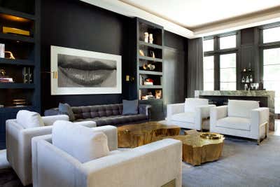  Modern Mixed Use Living Room. Tenafly Modern by Jessica Gersten Interiors.
