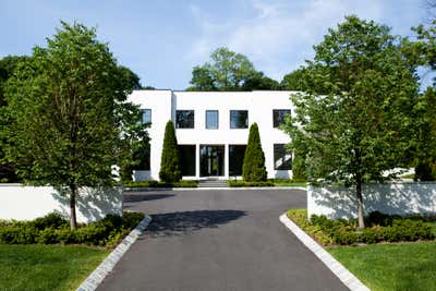  Mixed Use Exterior. Tenafly Modern by Jessica Gersten Interiors.