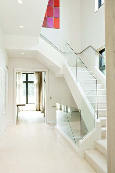  Modern Mixed Use Entry and Hall. Tenafly Modern by Jessica Gersten Interiors.