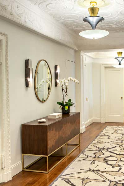 Minimalist Modern Apartment Entry and Hall. Central Park West by Jessica Gersten Interiors.