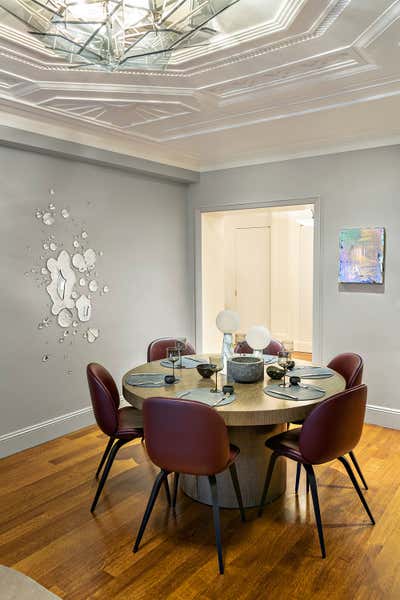  Modern Apartment Dining Room. Central Park West by Jessica Gersten Interiors.