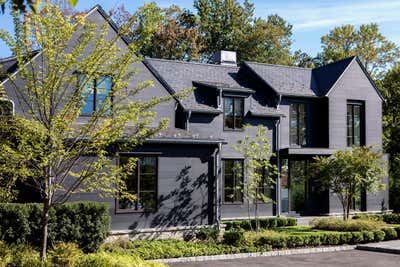  Family Home Exterior. Tenafly Home by Jessica Gersten Interiors.