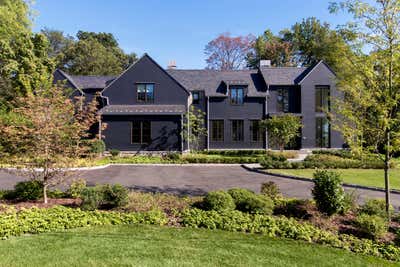  Family Home Exterior. Tenafly Home by Jessica Gersten Interiors.