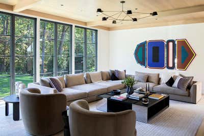  Modern Family Home Living Room. Tenafly Home by Jessica Gersten Interiors.