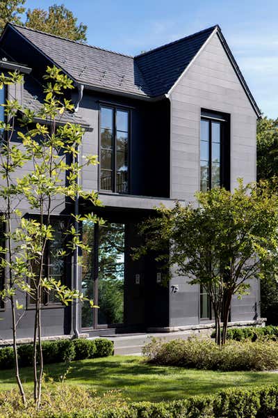  Modern Family Home Exterior. Tenafly Home by Jessica Gersten Interiors.