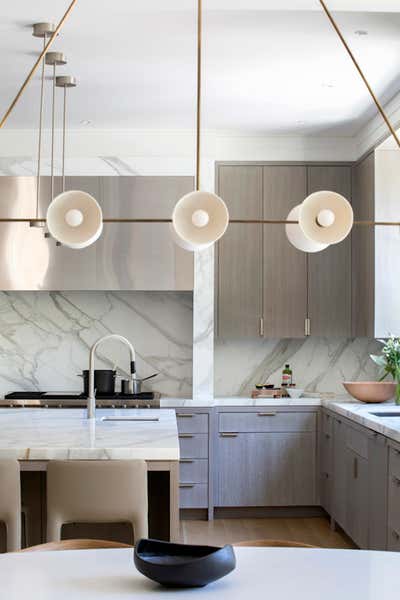  Modern Family Home Kitchen. Tenafly Home by Jessica Gersten Interiors.