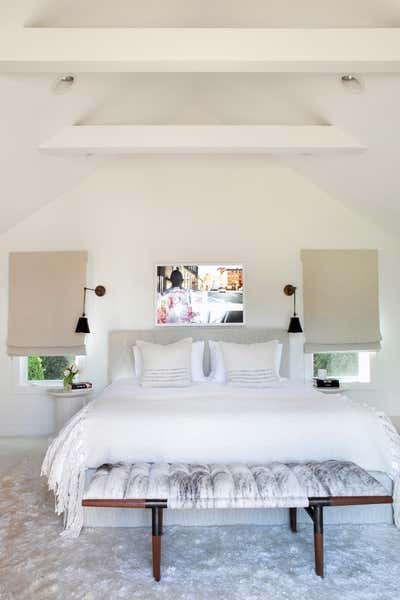  Modern Organic Bedroom. Wainscott by Jessica Gersten Interiors.