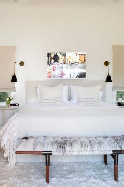  Modern Organic Bedroom. Wainscott by Jessica Gersten Interiors.