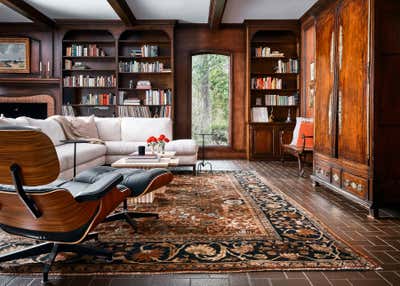  Regency Family Home Living Room. Montecito Hills by Callie Windle Interiors.