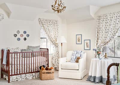  Cottage English Country Family Home Children's Room. Montecito Hills by Callie Windle Interiors.