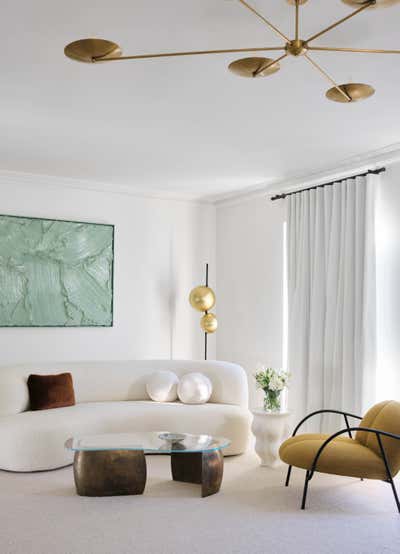  Mid-Century Modern Bedroom. Bellevue Hill House by James Lee Designs.