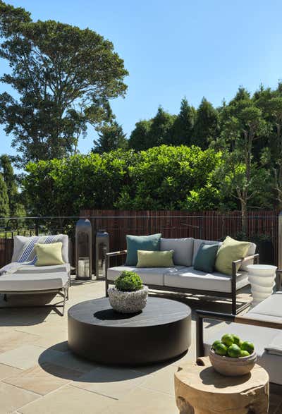 Contemporary Patio and Deck. Bellevue Hill House by James Lee Designs.