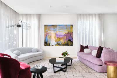  Art Deco Arts and Crafts Family Home Living Room. Harbourview Residence by James Lee Designs.