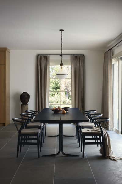  Minimalist Farmhouse Family Home Dining Room. Linea Del Cielo by Westbourne Studio.