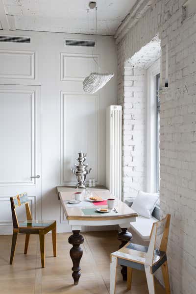 Industrial Dining Room. Private Apartment by Petr Grigorash.