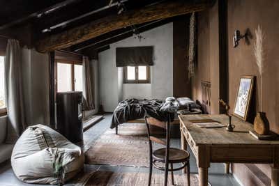  Rustic Vacation Home Office and Study. Private House by Petr Grigorash.