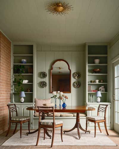  British Colonial English Country Family Home Bar and Game Room. Montecito Hills by Callie Windle Interiors.