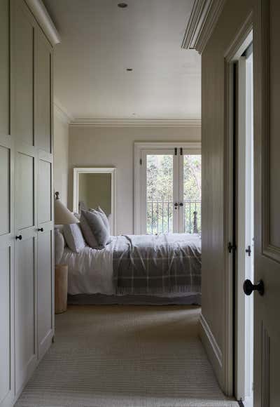  English Country Contemporary Bedroom. Wanstead Place  by studio.skey.