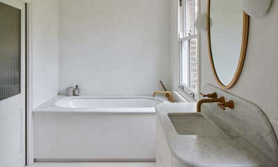  English Country Contemporary Family Home Bathroom. Wanstead Place  by studio.skey.