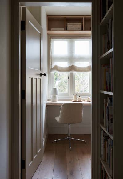  English Country Victorian Family Home Office and Study. Kew Gardens  by studio.skey.