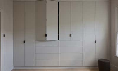  Scandinavian Traditional Family Home Storage Room and Closet. Queens Park Terrace by studio.skey.
