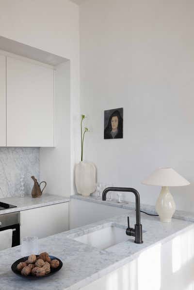  Minimalist Contemporary Apartment Kitchen. Gloucester Street by studio.skey.