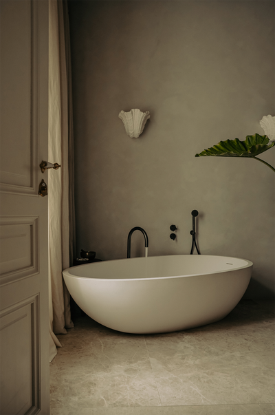 Scandinavian Family Home Bathroom. Palais M. by Atelier Karasinski.