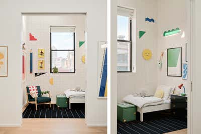  Modern Children's Room. White Street Loft in Tribeca  by Atelier Armbruster.